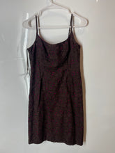 Load image into Gallery viewer, Ann Taylor Womens Brown Cotton Eyelet Sleeveless Back Zip Tank Dress Size 0
