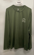 Load image into Gallery viewer, Hurley Mens Green Long Sleeve Crew Neck Collarless Pullover T-Shirt Size Large

