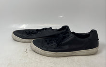 Load image into Gallery viewer, Zara Mens Black Leather Closed Toe Lace-Up Low Top Sneakers Shoes Size EUR 43
