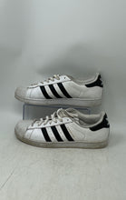 Load image into Gallery viewer, Adidas Mens Superstar C77124 White Black Leather Low Top Sneakers Shoes Size 10

