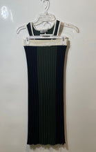 Load image into Gallery viewer, Zara Womens Black Green Ribbed Two-Piece Blouse Skirt Set Size Small
