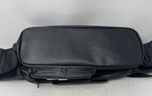 Load image into Gallery viewer, Unbranded Unisex Black Leather Zipper Pockets Multipurpose Fanny Pack Bag
