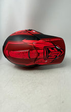 Load image into Gallery viewer, HJC Unisex Black Red Printed Off Road Full Face Motorcycle Helmet Size Small
