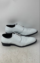 Load image into Gallery viewer, Bolano Mens Bandit White Square Toe Lace-Up Oxford Dress Shoes Size 10
