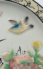 Load image into Gallery viewer, Floral And Birds Art Embossed Display Round Wall Decorative Collector Plate
