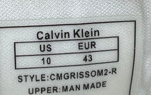 Load image into Gallery viewer, Calvin Klein Mens CMGRISSOM2-R White Leather Lace-Up Sneaker Shoes Size 10
