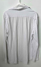 Load image into Gallery viewer, Fusaro Antonio Mens White Printed Cotton Long Sleeve Dress Shirt Size 17.5/44
