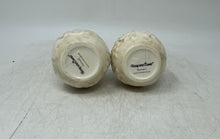 Load image into Gallery viewer, Harry &amp; David Ceramic Embossed Grape And Leaf Designs Oil And Vinegar Cruets Set

