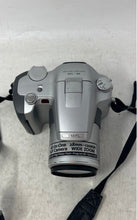 Load image into Gallery viewer, Olympus Optical Co Silver Wide Zoom 35mm All-In-One SLR Film Camera Untested
