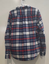 Load image into Gallery viewer, American Eagle Outfitters Mens Blue Multi Plaid Classic Fit Button-Up Shirt Sz L
