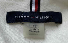 Load image into Gallery viewer, Tommy Hilfiger Womens White Sleeveless Diagonal Button Front Sheath Dress Sz 16
