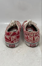 Load image into Gallery viewer, Vans Mens Off The Wall 721356 Red White Lace-Up Sneaker Shoes Size 10.5
