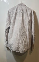 Load image into Gallery viewer, Calvin Klein Mens Gray Printed Long Sleeve Collared Button-Up Shirt Size Large
