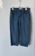 Load image into Gallery viewer, Levi's Womens 514 Blue Denim 5-Pocket Design Button Front Cropped Jeans Size 18R

