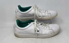 Load image into Gallery viewer, Lacoste Mens Hydez White Green Leather Lace-Up Low Top Sneaker Shoes Size 9
