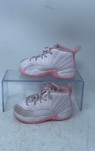 Load image into Gallery viewer, Nike Kids Air Jordan 12 819666-600 Pink White Lace-Up Sneaker Shoes Size 7C
