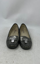 Load image into Gallery viewer, Michael Kors Womens Hamilton Silver Leather Slip-On Loafer Shoes Size 6M
