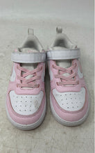 Load image into Gallery viewer, Nike Girls Court Borough Low Recraft DV5458-105 Pink White Sneaker Shoes Sz 10C
