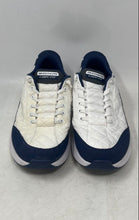 Load image into Gallery viewer, Skechers Mens Contour Foam Cozy Fit 232619W White Blue Sneaker Shoes Size 9.5

