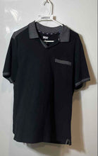 Load image into Gallery viewer, DKNY Mens Black Short Sleeves Collared Polo Shirt Size Medium
