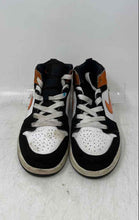 Load image into Gallery viewer, Nike Boys Air Jordan 1 Mid DQ8423-801 White Orange Black Sneakers Shoes Size 1Y
