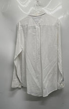 Load image into Gallery viewer, Tommy Hilfiger Mens White Cotton Linen Long Sleeve Button-Up Shirt Size XL
