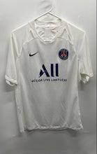Load image into Gallery viewer, Nike Mens White FC PSG Paris Saint Germain Plantation #62 Soccer Jersey Size L
