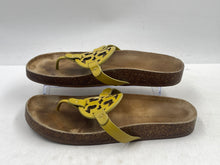 Load image into Gallery viewer, Authentic Tory Burch Womens Miller Cloud Brown Leather Thong Sandals Size 9.5 M
