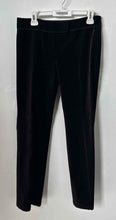 Load image into Gallery viewer, Ann Taylor Womens Black Flat Front Straight Leg Ankle Pants Size 8P

