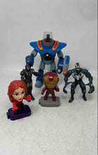 Load image into Gallery viewer, Lot Of 5 Pcs Marvel Characters Dome Diddy Dome Iron Man &amp; Others Action Figures
