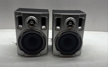 Load image into Gallery viewer, Lot Of 2 Pcs Sony SS-EC50 Silver Black Wired Home Audio Bookshelf Speakers
