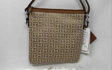 Load image into Gallery viewer, Tommy Hilfiger Womens Penny Brown Monogram Crossbody Bag With Card Case W/Tags
