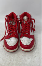 Load image into Gallery viewer, Nike Unisex Kids Dunk High DB2179-106 Red White Leather Sneakers Shoes Size 4.5Y
