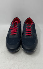Load image into Gallery viewer, Rooster League Mens Black Navy Blue Lace-Up Low Top Sneaker Shoes Size 45
