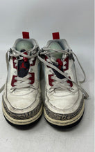 Load image into Gallery viewer, Nike Mens Jordan Spizike Low White Red Lace-Up Low Top Sneaker Shoes Size 9.5
