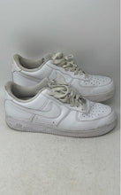 Load image into Gallery viewer, Nike Mens Air Force 1 '07 White Leather Lace-Up Sneaker Shoes Size 12
