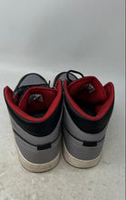 Load image into Gallery viewer, Nike Mens Air Jordan 1 Mid DQ8426-006 Black Gray Red Sneakers Shoes Size 10.5
