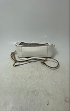 Load image into Gallery viewer, Anne Klein Womens Brown White Signature Print Adjustable Strap Crossbody Bag
