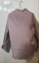 Load image into Gallery viewer, Armani Exchange Mens Burgundy Printed Long Sleeve Regular Fit Button-Up Shirt M
