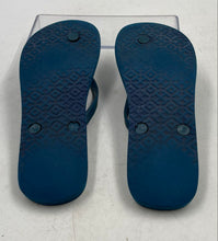 Load image into Gallery viewer, Authentic Tory Burch Womens Blue White Flip Flop Sandals Size 6-7 Damaged
