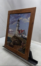 Load image into Gallery viewer, Coastal Lighthouse Sunset Wall Artwork By J.J. Himsworth The 3rd Framed Print
