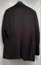 Load image into Gallery viewer, Eisenberg-Eisenberg Mens Brown Suede Long Sleeve Pockets Two Button Blazer N/S
