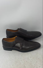 Load image into Gallery viewer, Carlos By Carlos Santana Mens Brown Buckle Double Monk Strap Dress Shoes Size 11
