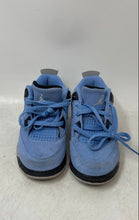 Load image into Gallery viewer, Nike Unisex Baby Air Jordan 4 BQ7670-400 Blue Gray Suede Sneakers Shoes Size 10C
