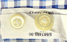 Load image into Gallery viewer, Banana Republic Mens Blue White Gingham Tailored Slim Fit Button-Up Shirt Sz XL
