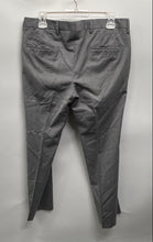 Load image into Gallery viewer, Hugo Boss Mens Gray Printed Flat Front Slash Pocket Dress Pants Size 30R
