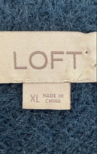 Load image into Gallery viewer, Loft Womens Teal Knitted Long Sleeve Open Front Cardigan Sweater Size XL
