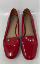 Load image into Gallery viewer, Authentic Tory Burch Womens Red Round Toe Slip-On Ballet Flats Size 9
