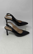 Load image into Gallery viewer, Kelly &amp; Katie Womens Black Pointed Toe Kitten Slingback Heels Size 7M
