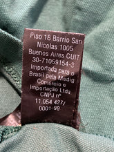 Load image into Gallery viewer, Authentic Carolina Herrera Womens Green Long Sleeve Polo Shirt Size L Stained
